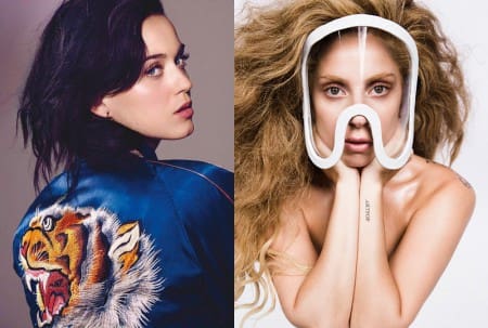 Katy Perry and Lady Gaga