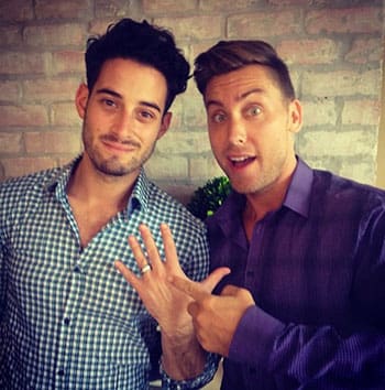 Gay 'N Sync member Lance Bass engaged to boyfriend