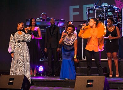 Thembisile Ntaka, Brenda Mtambo and Kelly Khumalo belt out Michael Jackson's Earth Song (What About Us)