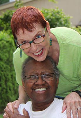 Finally married: Pat Ewert and Vernita Gray (Pic: Facebook)