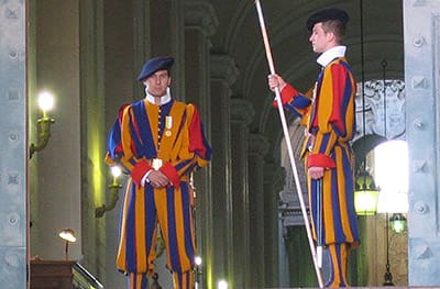 Members of the Vatican's Swiss Guard