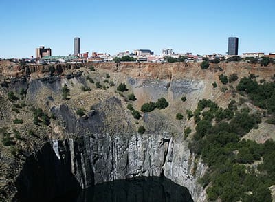 Kimberley, as seen over the Big Hole.