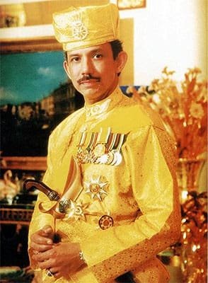 The Sultan of Brunei, Hassanal Bolkiah