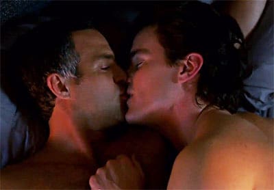 Mark Ruffalo and Matt Bomer in The Normal Heart