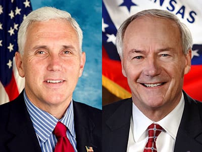 Indiana Governor Mike & Arkansas Governor Asa Hutchinson