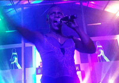 Odidi Mfenyana entertained the crowds