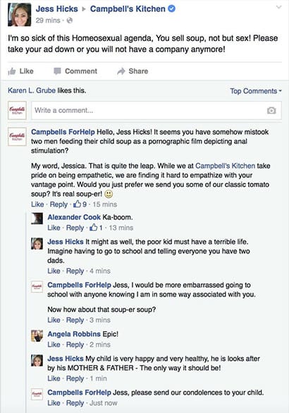 cambells_soup_response_to_anti_gay_troll_faked