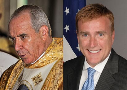 Cardinal Rodríguez and James "Wally" Brewster