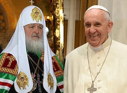 Patriarch Kirill and Pope Francis