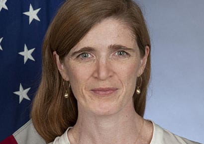 US ambassador Samantha Power