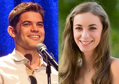 Jeremy Jordan and Sarah