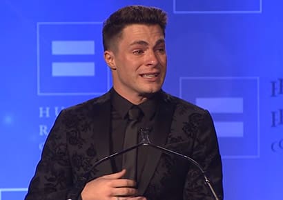 Colton-Haynes-touching-award-acceptance-speech