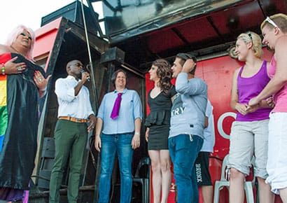Malusi Gigaba married three same-sex couples at Pretoria Pride