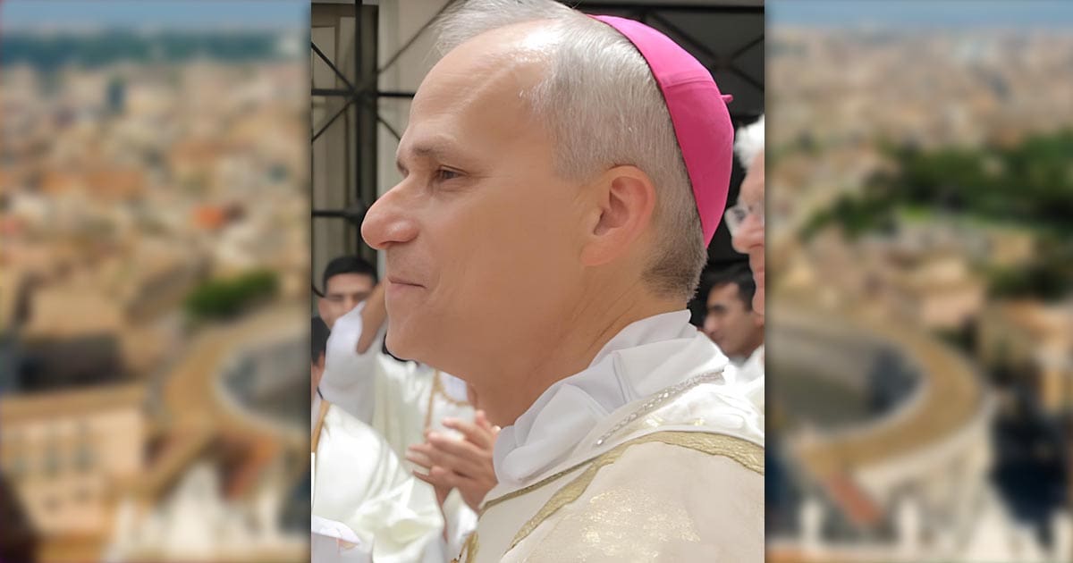 A profile photo of Pope Leo XIV when he was still known as Cardinal Robert Francis Prevost